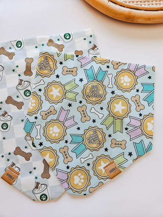 Worlds Best Boy Pup Bandana