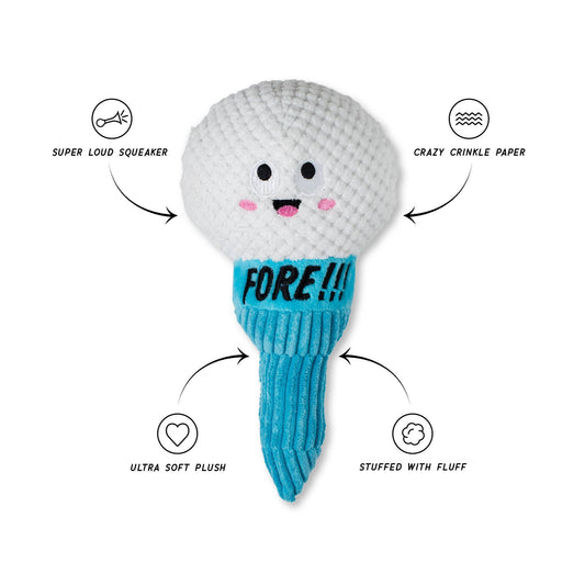 FORE! Golf Ball Plush Toy