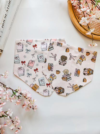 Girly Books Pup Bandana