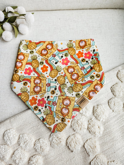 Groovy Sponge Pup Bandana