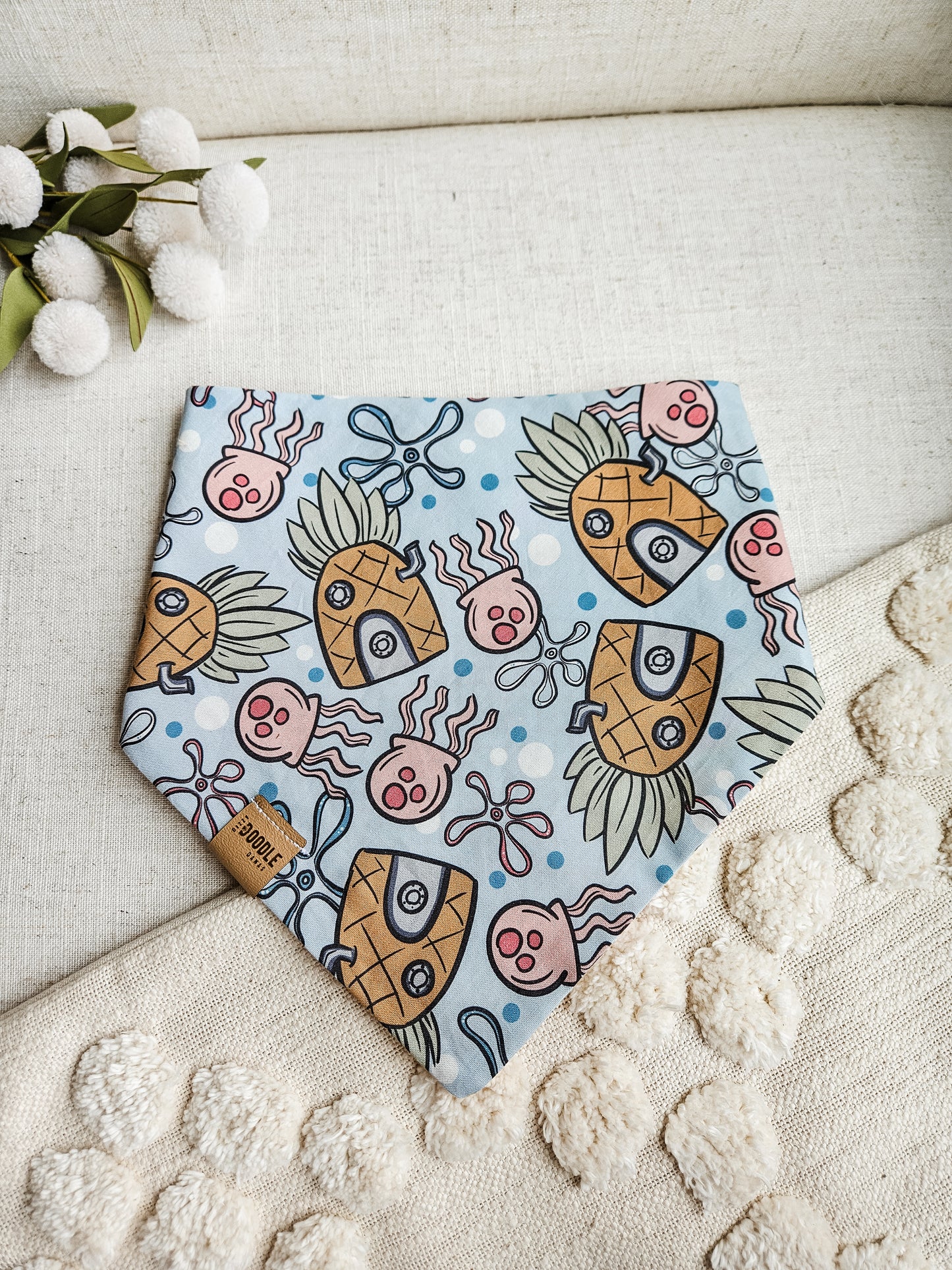 Groovy Sponge Pup Bandana