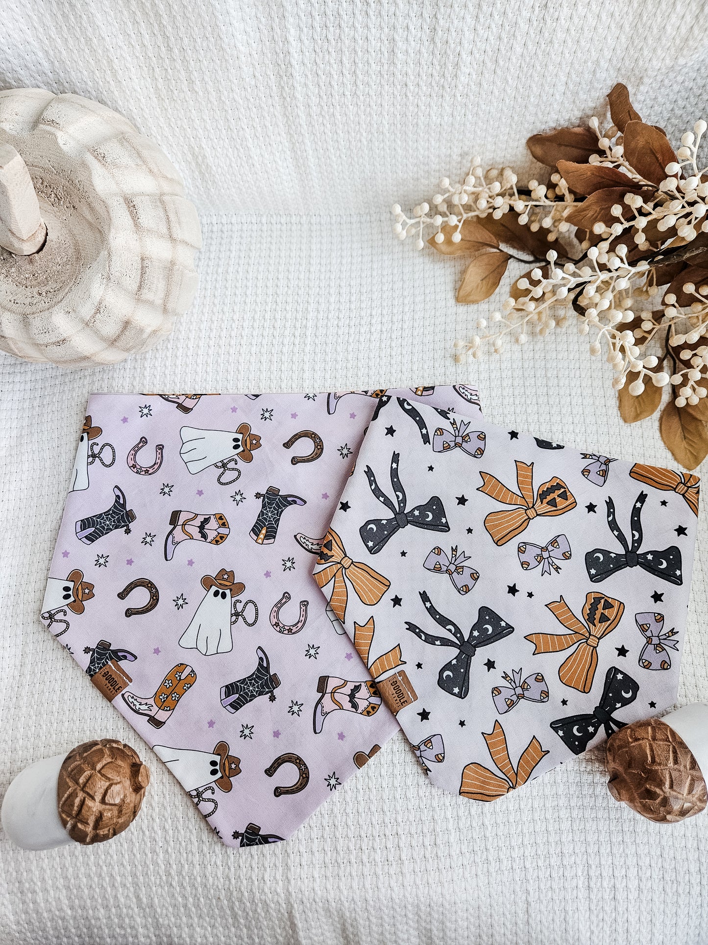 Girly Halloween Pup Bandana