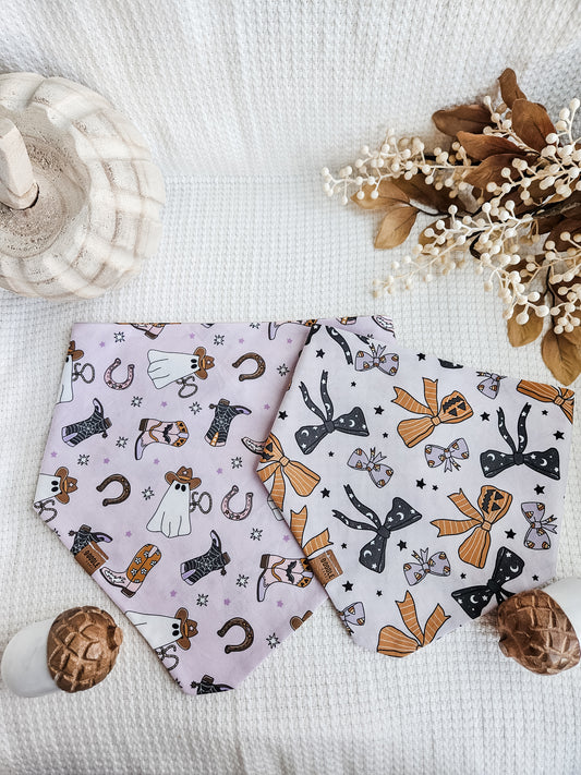 Girly Halloween Pup Bandana