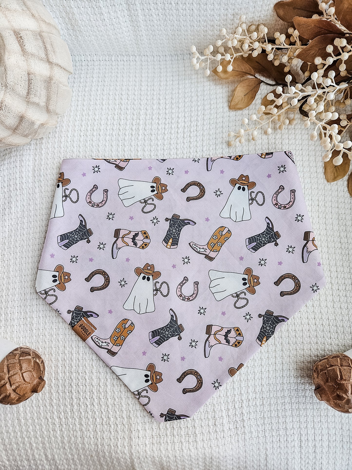 Girly Halloween Pup Bandana