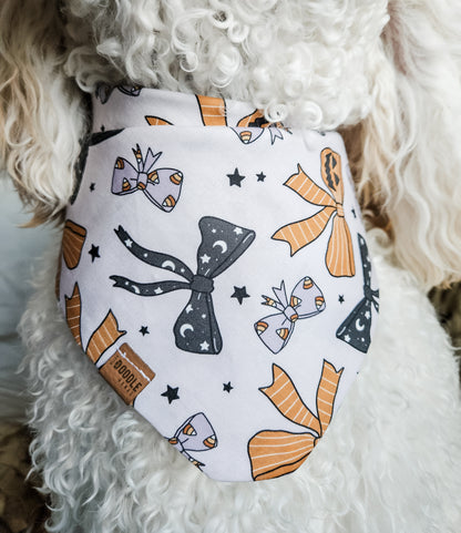 Girly Halloween Pup Bandana