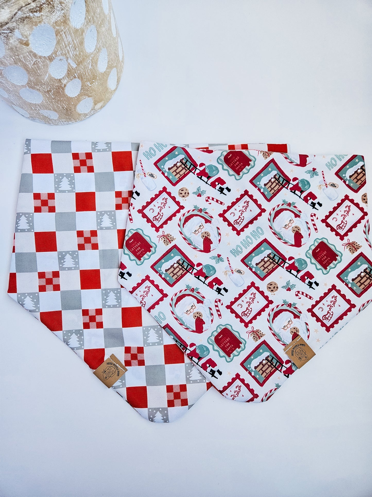 Santa's Coming To Town Pup Bandana