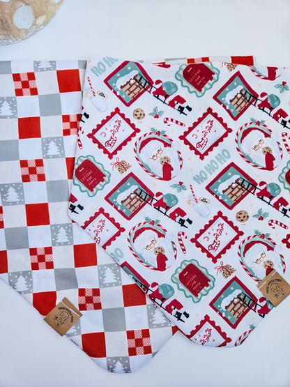 Santa's Coming To Town Pup Bandana