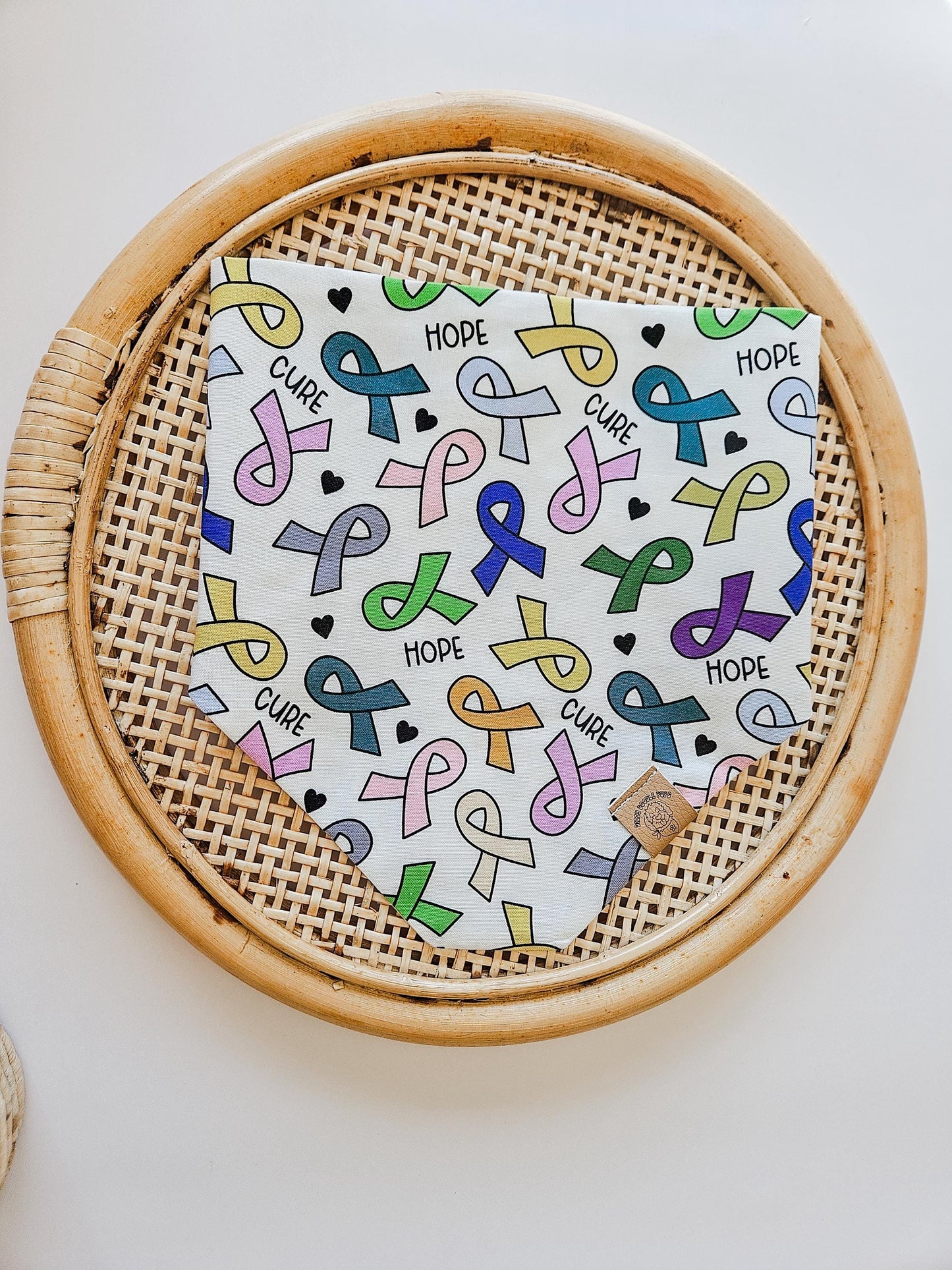 Canine Cancer Awareness Pup Bandana