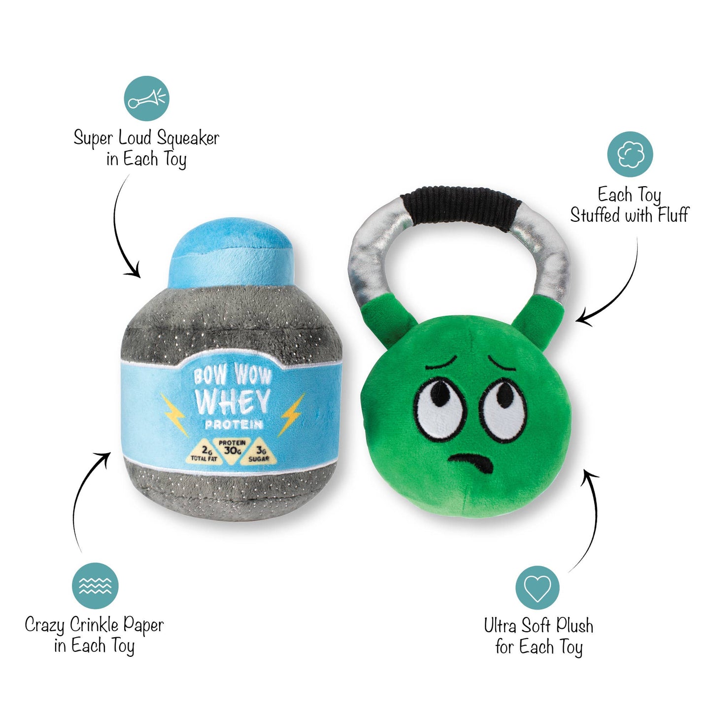 Gym Buddy Plush Toy Set