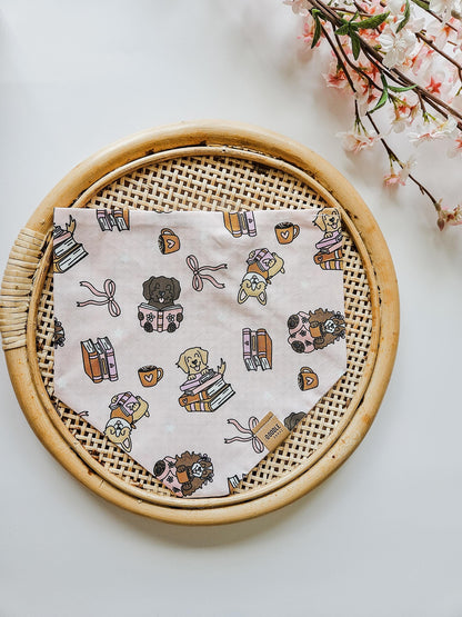 Girly Books Pup Bandana