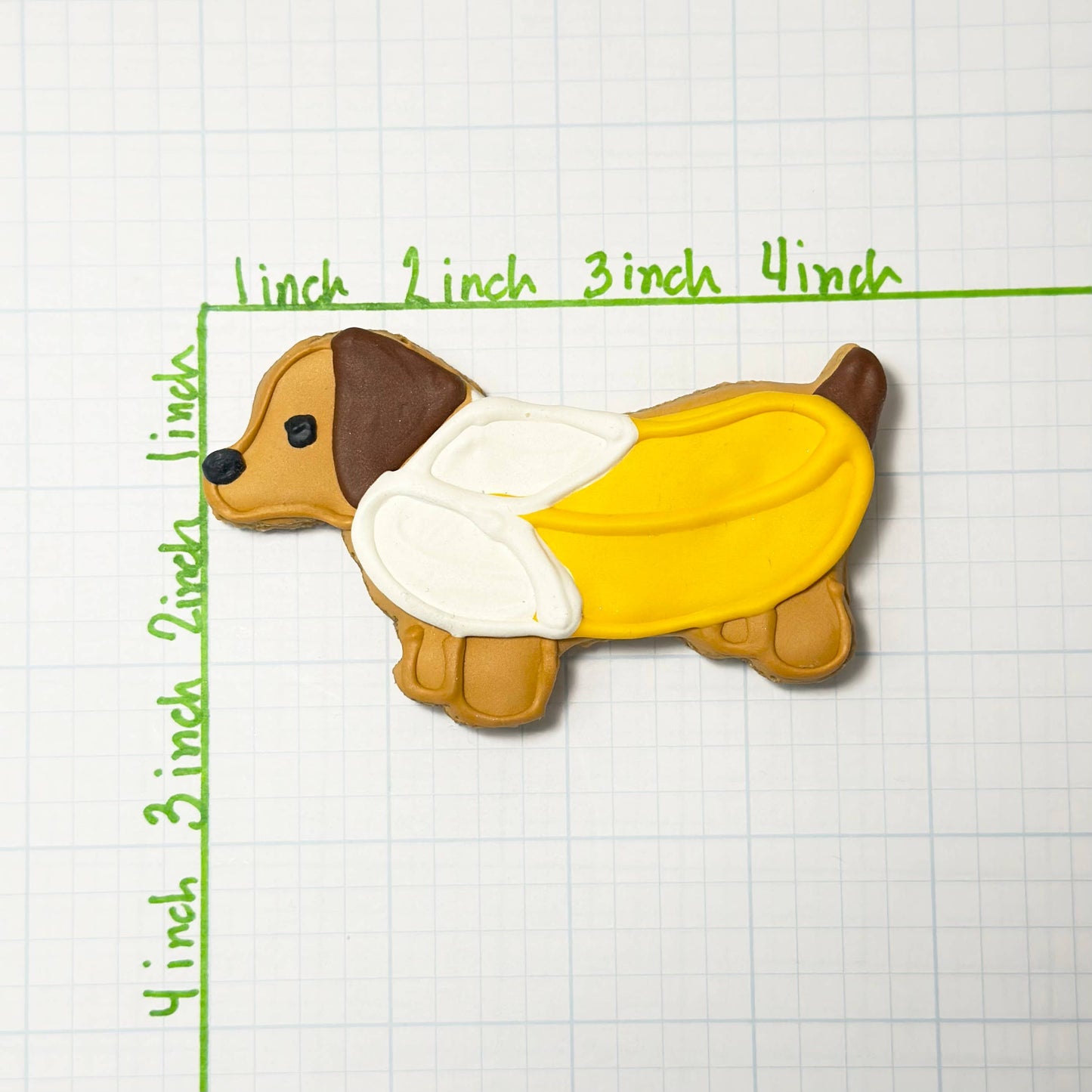 Banana Costume Pup Cookie