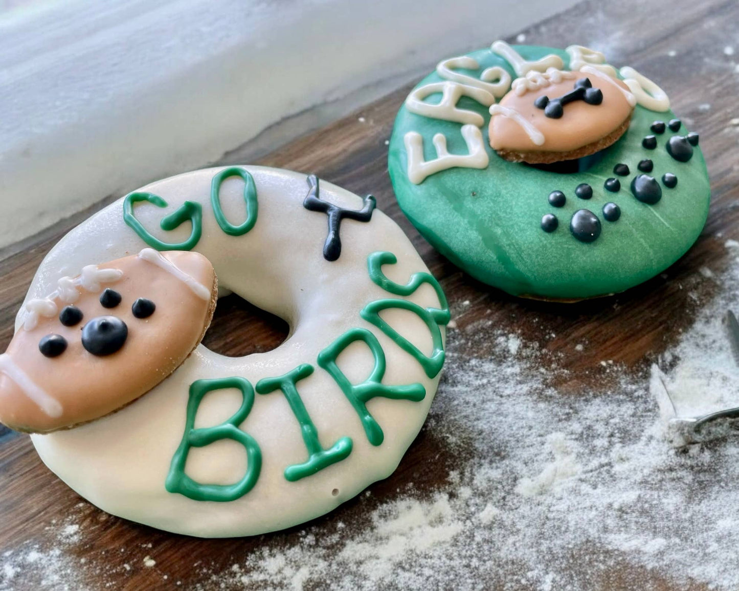 Packers Pup Donut