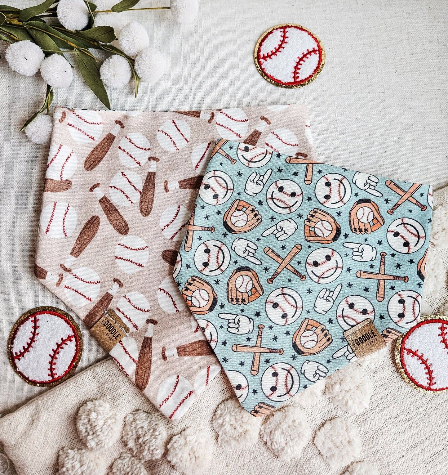 Baseball Pup Bandana