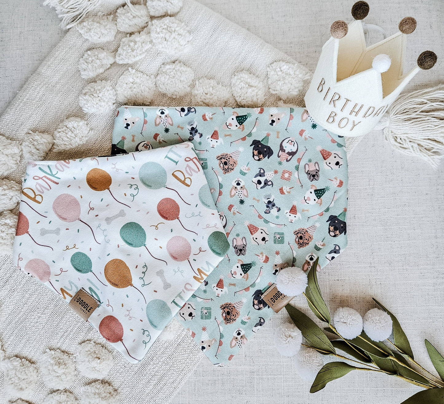 Dog Breed Barkday Pup Bandana