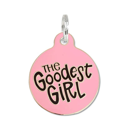 Goodest Girl - QR Code Collar Tag