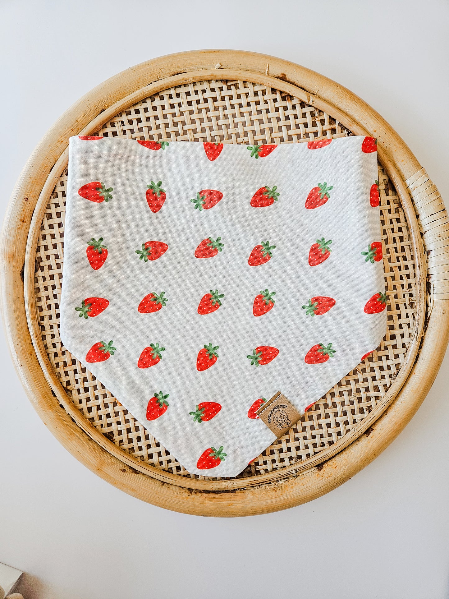 Strawberry Pup Bandana