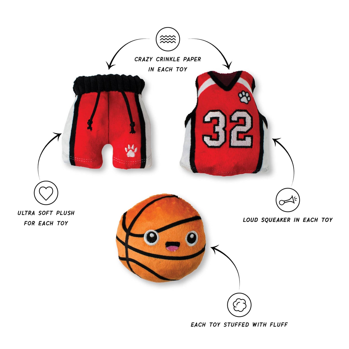 Basket Pawler Toy Set