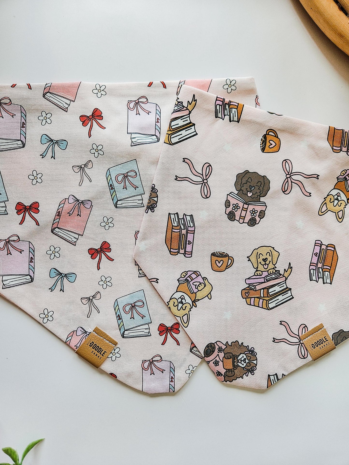 Girly Books Pup Bandana