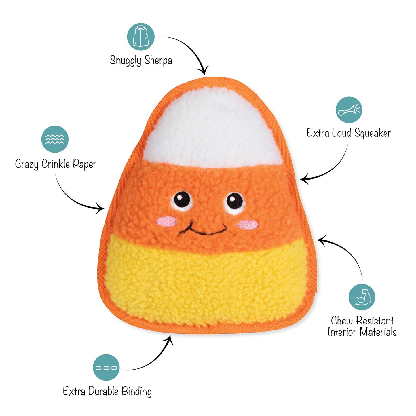 Candy Corn Durable Toy