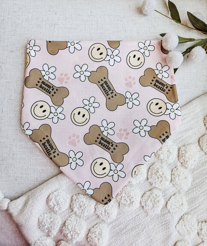 Pink Mom's Bestie Pup Bandana
