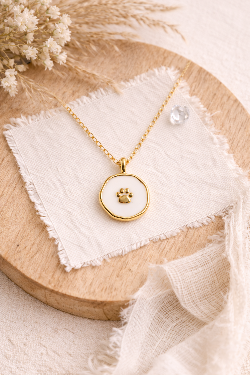Paw Print Necklace