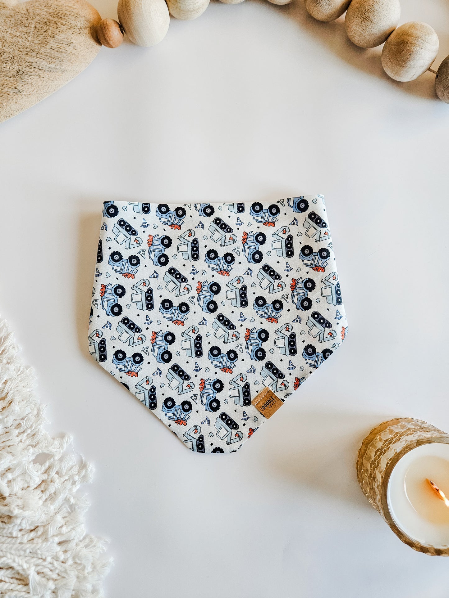 Love Trucks Pup Bandana