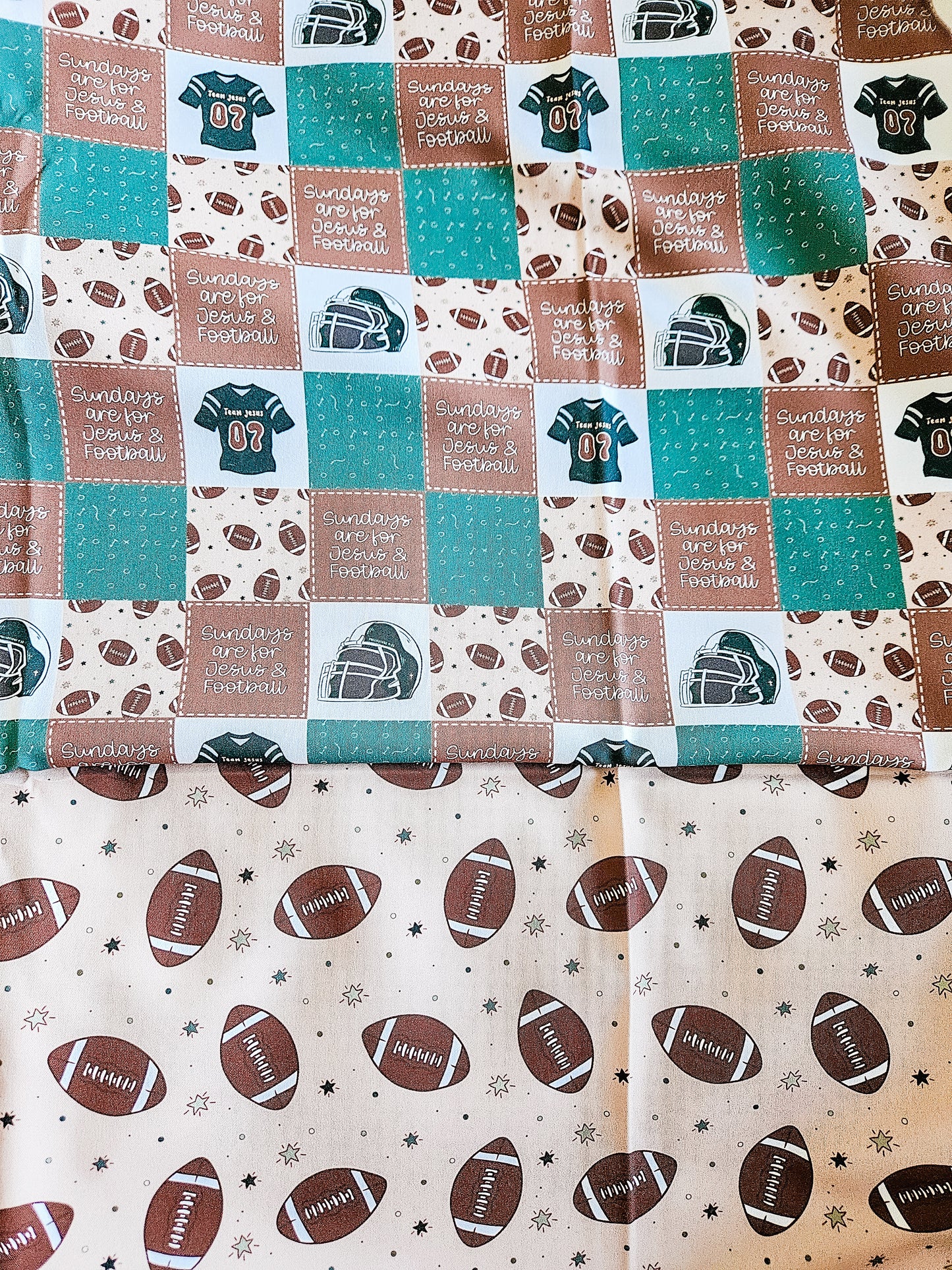 Jesus + Football Pup Bandana