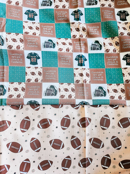 Jesus + Football Pup Bandana