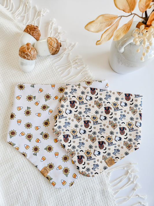 Sunflower Pups Bandana