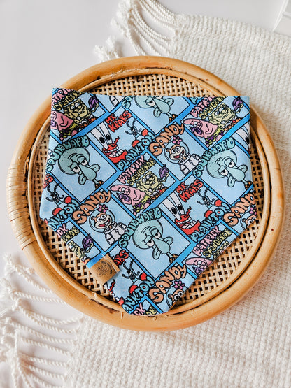 Sponge Friends Pup Bandana