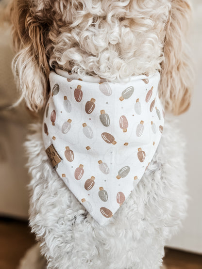 Neutral Santa Pup Bandana
