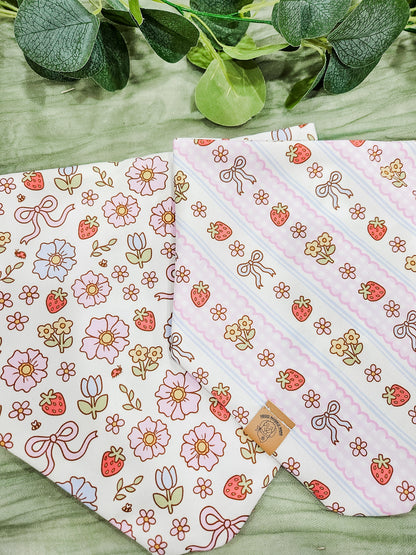 Strawberry Meadow Pup Bandana