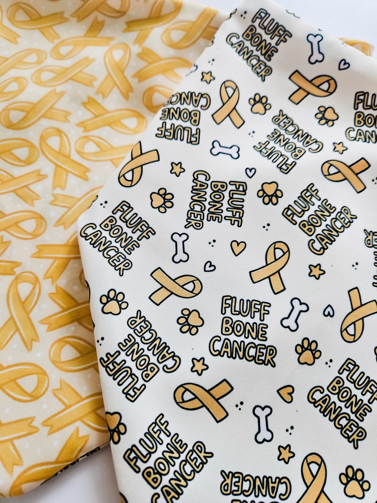Fluff Bone Cancer Pup Bandana