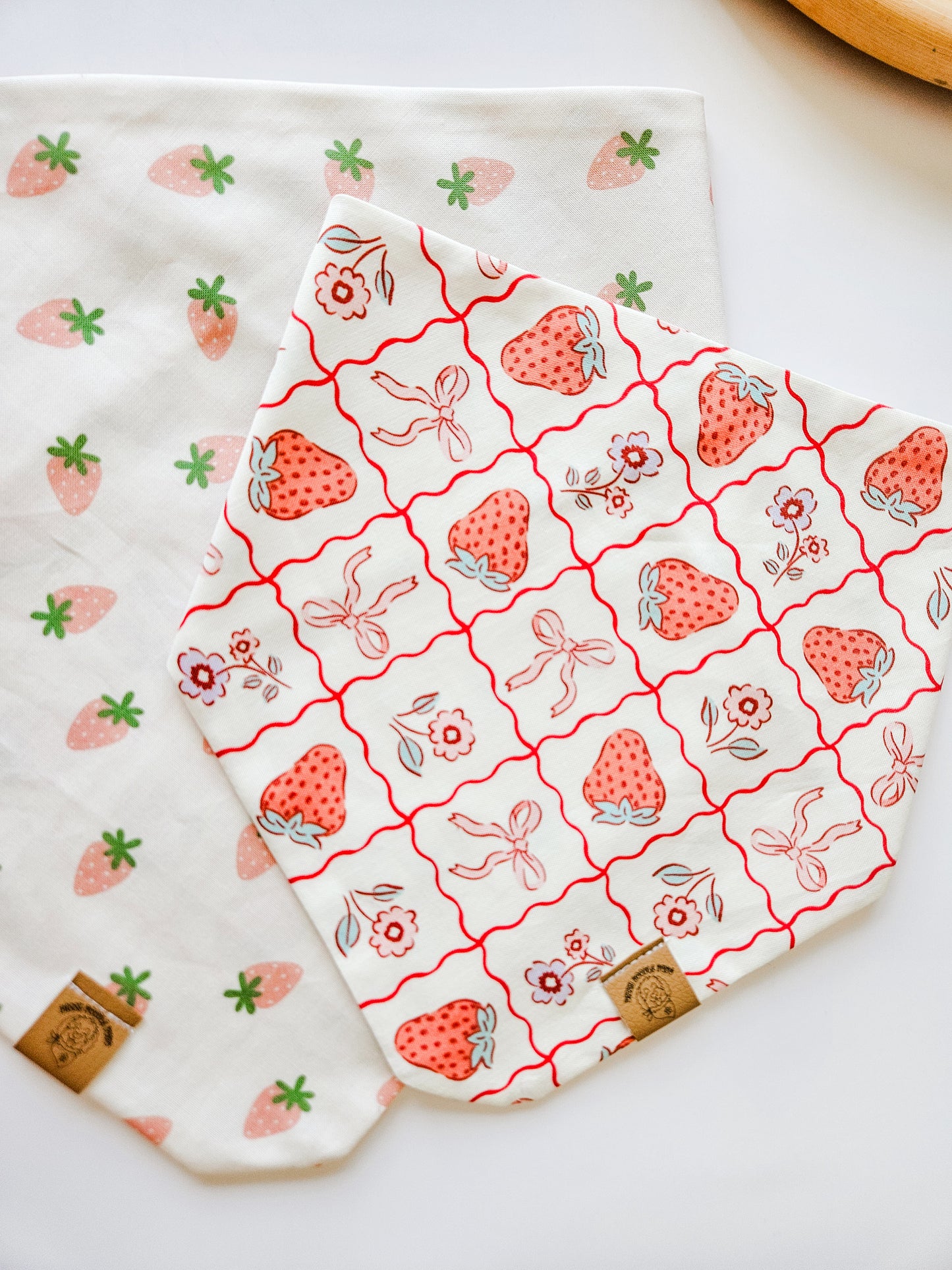 Coquette Strawberry Pup Bandana