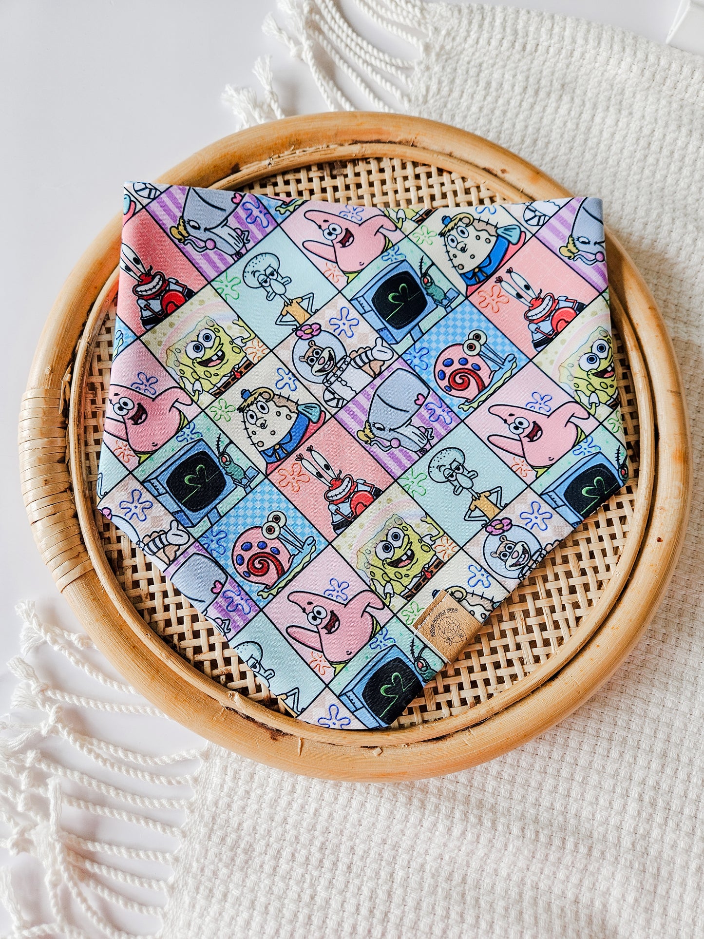 Sponge Friends Pup Bandana