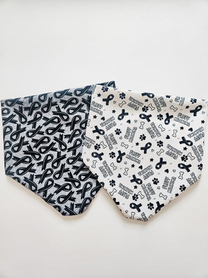 Fluff Melenoma Cancer Pup Bandana