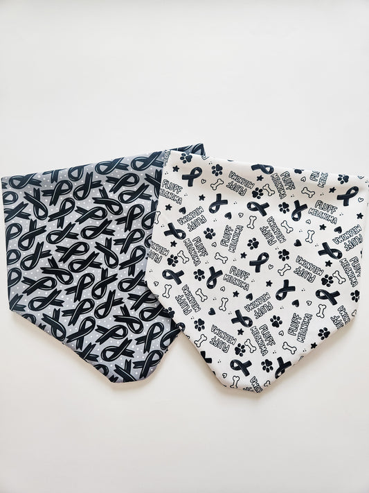 Fluff Melenoma Cancer Pup Bandana