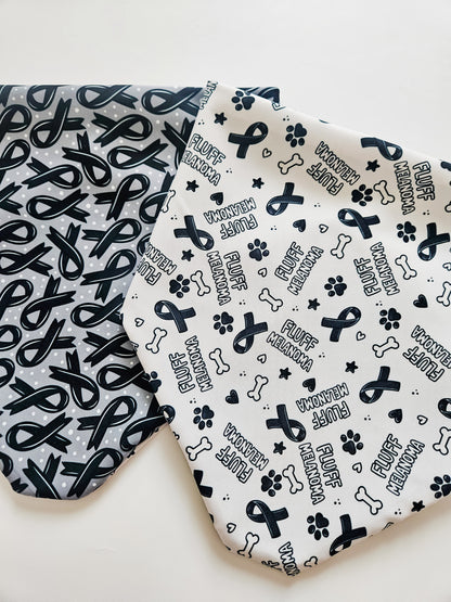 Fluff Melenoma Cancer Pup Bandana